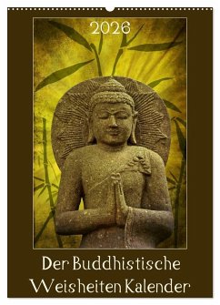 Cover Der Buddhistische Weisheiten Kalender (Wandkalender 2026 DIN A2 hoch), CALVENDO Monatskalender