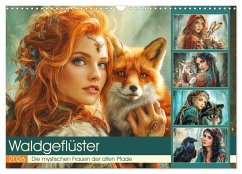 Cover Waldgeflüster. Die mystischen Frauen der alten Pfade (Wandkalender 2026 DIN A3 quer), CALVENDO Monatskalender