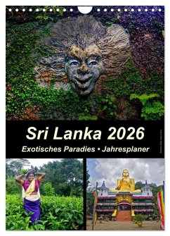 Sri Lanka 2026 - Exotisches Paradies - Jahresplaner (Wandkalender 2026 DIN A4 hoch), CALVENDO Monatskalender