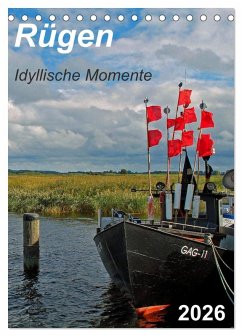 Cover Rügen-Idyllische Momente (Tischkalender 2026 DIN A5 hoch), CALVENDO Monatskalender