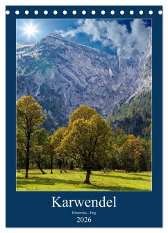 Karwendel - Hinterriss-Eng (Tischkalender 2026 DIN A5 hoch), CALVENDO Monatskalender