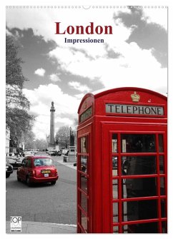 Cover London - Impressionen (Wandkalender 2026 DIN A2 hoch), CALVENDO Monatskalender