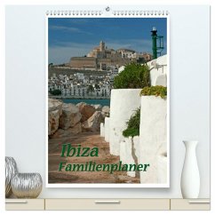 Ibiza / Familienplaner (hochwertiger Premium Wandkalender 2026 DIN A2 hoch), Kunstdruck in Hochglanz
