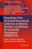 Proceedings of the 4th Annual International Conference on Material, Machines, and Methods for Sustainable Development (MMMS2024) Proceedings of the 4th Annual International Conference on Material, Machines, and Methods for Sustainable Development (MMMS2024)
