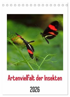 Cover Artenvielfalt der Insekten (Tischkalender 2026 DIN A5 hoch), CALVENDO Monatskalender