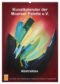 Cover Kunstkalender der Moerser Palette e.V. - Abstraktes (Wandkalender 2026 DIN A2 hoch), CALVENDO Monatskalender