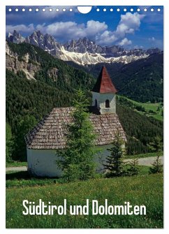 Südtirol und Dolomiten (Wandkalender 2026 DIN A4 hoch), CALVENDO Monatskalender
