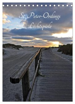 St. Peter-Ordings Lichtspiele (Tischkalender 2026 DIN A5 hoch), CALVENDO Monatskalender Cover St. Peter-Ordings Lichtspiele (Tischkalender 2026 DIN A5 hoch), CALVENDO Monatskalender