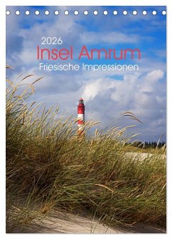 Insel Amrum - Friesische Impressionen (Tischkalender 2026 DIN A5 hoch), CALVENDO Monatskalender Insel Amrum - Friesische Impressionen (Tischkalender 2026 DIN A5 hoch), CALVENDO Monatskalender
