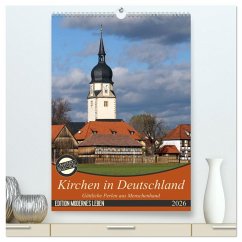 Cover Kirchen in Deutschland - Göttliche Perlen aus Menschenhand (hochwertiger Premium Wandkalender 2026 DIN A2 hoch), Kunstdruck in Hochglanz