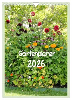 Cover Gartenplaner (Wandkalender 2026 DIN A4 hoch), CALVENDO Monatskalender