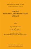 Tattvartha. Sthiramati's Abhidharmakosa ika, Chapter 1, Part I