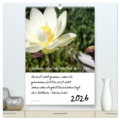 Sprüche und Weisheiten für´ s Jahr (hochwertiger Premium Wandkalender 2026 DIN A2 hoch), Kunstdruck in Hochglanz