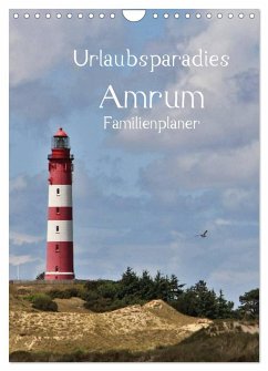 Urlaubsparadies Amrum / Familienplaner (Wandkalender 2026 DIN A4 hoch), CALVENDO Monatskalender