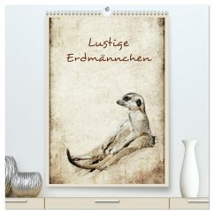 Lustige Erdmännchen (hochwertiger Premium Wandkalender 2026 DIN A2 hoch), Kunstdruck in Hochglanz Lustige Erdmännchen (hochwertiger Premium Wandkalender 2026 DIN A2 hoch), Kunstdruck in Hochglanz