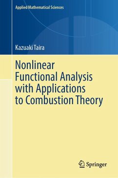 Cover Nonlinear Functional Analysis with Applications to Combustion Theory (eBook, PDF)