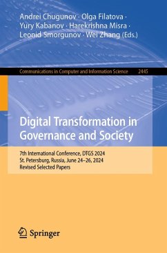 Cover Digital Transformation in Governance and Society (eBook, PDF)