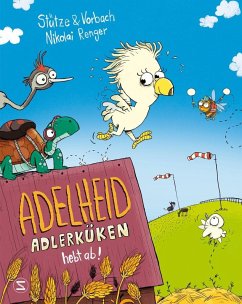 Cover Adelheid Adlerküken hebt ab  