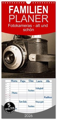 Familienplaner 2026 - Fotokameras - alt und schön mit 5 Spalten (Wandkalender, 21 x 45 cm) CALVENDO Familienplaner 2026 - Fotokameras - alt und schön mit 5 Spalten (Wandkalender, 21 x 45 cm) CALVENDO