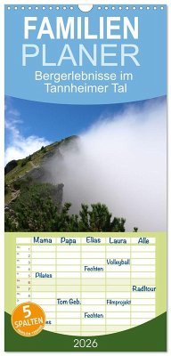 Familienplaner 2026 - Bergerlebnisse im Tannheimer Tal mit 5 Spalten (Wandkalender, 21 x 45 cm) CALVENDO Familienplaner 2026 - Bergerlebnisse im Tannheimer Tal mit 5 Spalten (Wandkalender, 21 x 45 cm) CALVENDO
