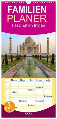 Familienplaner 2026 - Faszination Indien mit 5 Spalten (Wandkalender, 21 x 45 cm) CALVENDO Familienplaner 2026 - Faszination Indien mit 5 Spalten (Wandkalender, 21 x 45 cm) CALVENDO