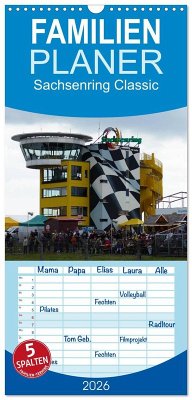 Cover Familienplaner 2026 - Sachsenring Classic mit 5 Spalten (Wandkalender, 21 x 45 cm) CALVENDO