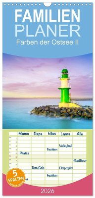 Familienplaner 2026 - Farben der Ostsee II mit 5 Spalten (Wandkalender, 21 x 45 cm) CALVENDO Familienplaner 2026 - Farben der Ostsee II mit 5 Spalten (Wandkalender, 21 x 45 cm) CALVENDO