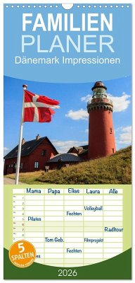 Familienplaner 2026 - Dänemark Impressionen mit 5 Spalten (Wandkalender, 21 x 45 cm) CALVENDO Familienplaner 2026 - Dänemark Impressionen mit 5 Spalten (Wandkalender, 21 x 45 cm) CALVENDO