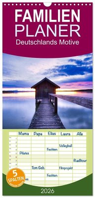 Cover Familienplaner 2026 - Deutschlands Motive mit 5 Spalten (Wandkalender, 21 x 45 cm) CALVENDO
