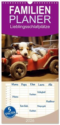 Familienplaner 2026 - Lieblingsschlafplätze mit 5 Spalten (Wandkalender, 21 x 45 cm) CALVENDO Familienplaner 2026 - Lieblingsschlafplätze mit 5 Spalten (Wandkalender, 21 x 45 cm) CALVENDO