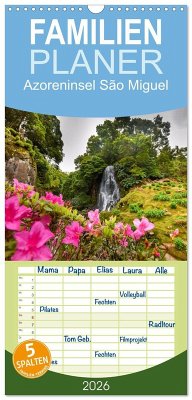 Familienplaner 2026 - Azoreninsel São Miguel mit 5 Spalten (Wandkalender, 21 x 45 cm) CALVENDO Familienplaner 2026 - Azoreninsel São Miguel mit 5 Spalten (Wandkalender, 21 x 45 cm) CALVENDO