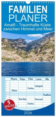 Familienplaner 2026 - Amalfi - Traumhafte Küste zwischen Himmel und Meer mit 5 Spalten (Wandkalender, 21 x 45 cm) CALVENDO Familienplaner 2026 - Amalfi - Traumhafte Küste zwischen Himmel und Meer mit 5 Spalten (Wandkalender, 21 x 45 cm) CALVENDO