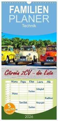 Familienplaner 2026 - Citroën 2CV - die Ente mit 5 Spalten (Wandkalender, 21 x 45 cm) CALVENDO Familienplaner 2026 - Citroën 2CV - die Ente mit 5 Spalten (Wandkalender, 21 x 45 cm) CALVENDO