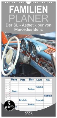 Familienplaner 2026 - Der SL - Ästhetik pur von Mercedes Benz mit 5 Spalten (Wandkalender, 21 x 45 cm) CALVENDO Familienplaner 2026 - Der SL - Ästhetik pur von Mercedes Benz mit 5 Spalten (Wandkalender, 21 x 45 cm) CALVENDO
