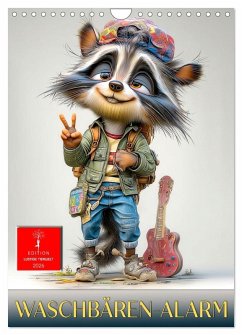 Waschbären Alarm (Wandkalender 2026 DIN A4 hoch), CALVENDO Monatskalender Waschbären Alarm (Wandkalender 2026 DIN A4 hoch), CALVENDO Monatskalender