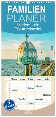 Familienplaner 2026 - Usedom - ein Traumreiseziel mit 5 Spalten (Wandkalender, 21 x 45 cm) CALVENDO Familienplaner 2026 - Usedom - ein Traumreiseziel mit 5 Spalten (Wandkalender, 21 x 45 cm) CALVENDO
