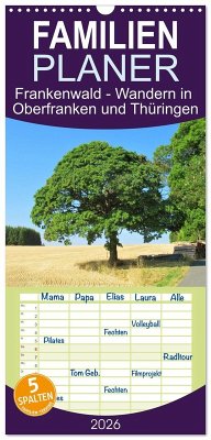 Familienplaner 2026 - Frankenwald - Wandern in Oberfranken und Thüringen mit 5 Spalten (Wandkalender, 21 x 45 cm) CALVENDO Familienplaner 2026 - Frankenwald - Wandern in Oberfranken und Thüringen mit 5 Spalten (Wandkalender, 21 x 45 cm) CALVENDO