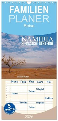 Familienplaner 2026 - Namibia - Sehnsucht der Ferne mit 5 Spalten (Wandkalender, 21 x 45 cm) CALVENDO Familienplaner 2026 - Namibia - Sehnsucht der Ferne mit 5 Spalten (Wandkalender, 21 x 45 cm) CALVENDO