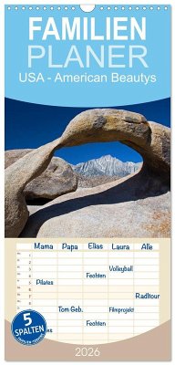 Familienplaner 2026 - USA - American Beautys mit 5 Spalten (Wandkalender, 21 x 45 cm) CALVENDO Cover Familienplaner 2026 - USA - American Beautys mit 5 Spalten (Wandkalender, 21 x 45 cm) CALVENDO