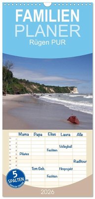 Familienplaner 2026 - Rügen PUR mit 5 Spalten (Wandkalender, 21 x 45 cm) CALVENDO Familienplaner 2026 - Rügen PUR mit 5 Spalten (Wandkalender, 21 x 45 cm) CALVENDO