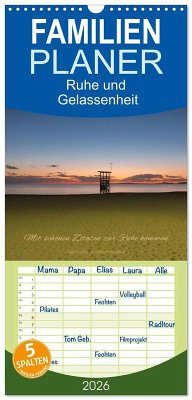 Familienplaner 2026 - Ruhe und Gelassenheit 2026 mit 5 Spalten (Wandkalender, 21 x 45 cm) CALVENDO Familienplaner 2026 - Ruhe und Gelassenheit 2026 mit 5 Spalten (Wandkalender, 21 x 45 cm) CALVENDO