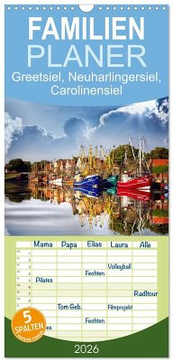 Familienplaner 2026 - Ostfriesland, die alten Häfen - Greetsiel, Neuharlingersiel, Carolinensiel mit 5 Spalten (Wandkalender, 21 x 45 cm) CALVENDO Familienplaner 2026 - Ostfriesland, die alten Häfen - Greetsiel, Neuharlingersiel, Carolinensiel mit 5 Spalten (Wandkalender, 21 x 45 cm) CALVENDO