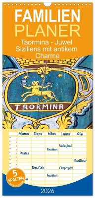 Familienplaner 2026 - Taormina - Juwel Siziliens mit antikem Charme mit 5 Spalten (Wandkalender, 21 x 45 cm) CALVENDO Familienplaner 2026 - Taormina - Juwel Siziliens mit antikem Charme mit 5 Spalten (Wandkalender, 21 x 45 cm) CALVENDO