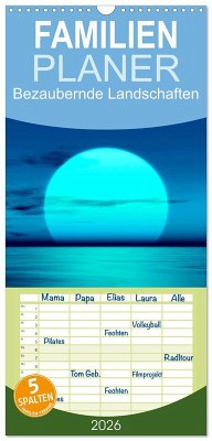 Familienplaner 2026 - Bezaubernde Landschaften mit 5 Spalten (Wandkalender, 21 x 45 cm) CALVENDO Familienplaner 2026 - Bezaubernde Landschaften mit 5 Spalten (Wandkalender, 21 x 45 cm) CALVENDO