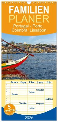 Familienplaner 2026 - Portugal - Porto, Coimbra, Lissabon mit 5 Spalten (Wandkalender, 21 x 45 cm) CALVENDO Familienplaner 2026 - Portugal - Porto, Coimbra, Lissabon mit 5 Spalten (Wandkalender, 21 x 45 cm) CALVENDO