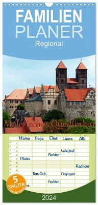 Cover Familienplaner 2026 - Malerisches Quedlinburg mit 5 Spalten (Wandkalender, 21 x 45 cm) CALVENDO