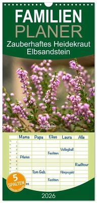 Familienplaner 2026 - Zauberhaftes Heidekraut - Elbsandstein mit 5 Spalten (Wandkalender, 21 x 45 cm) CALVENDO Familienplaner 2026 - Zauberhaftes Heidekraut - Elbsandstein mit 5 Spalten (Wandkalender, 21 x 45 cm) CALVENDO