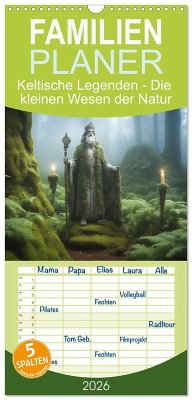 Familienplaner 2026 - Keltische Legenden - Die kleinen Wesen der Natur mit 5 Spalten (Wandkalender, 21 x 45 cm) CALVENDO Familienplaner 2026 - Keltische Legenden - Die kleinen Wesen der Natur mit 5 Spalten (Wandkalender, 21 x 45 cm) CALVENDO