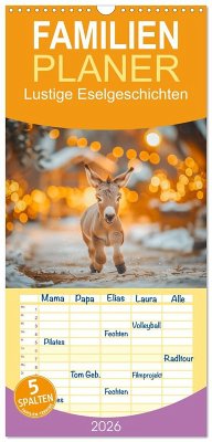 Familienplaner 2026 - Lustige Eselgeschichten mit 5 Spalten (Wandkalender, 21 x 45 cm) CALVENDO Familienplaner 2026 - Lustige Eselgeschichten mit 5 Spalten (Wandkalender, 21 x 45 cm) CALVENDO