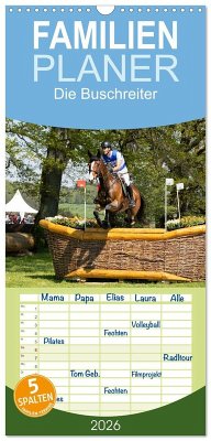 Familienplaner 2026 - Die Buschreiter mit 5 Spalten (Wandkalender, 21 x 45 cm) CALVENDO Familienplaner 2026 - Die Buschreiter mit 5 Spalten (Wandkalender, 21 x 45 cm) CALVENDO